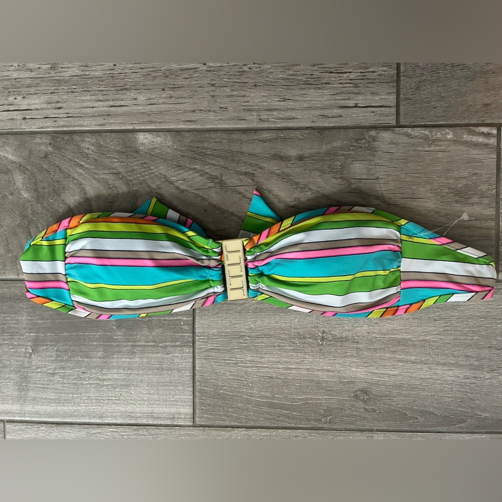 Trina Turk Bandeau strapless bikini top 6